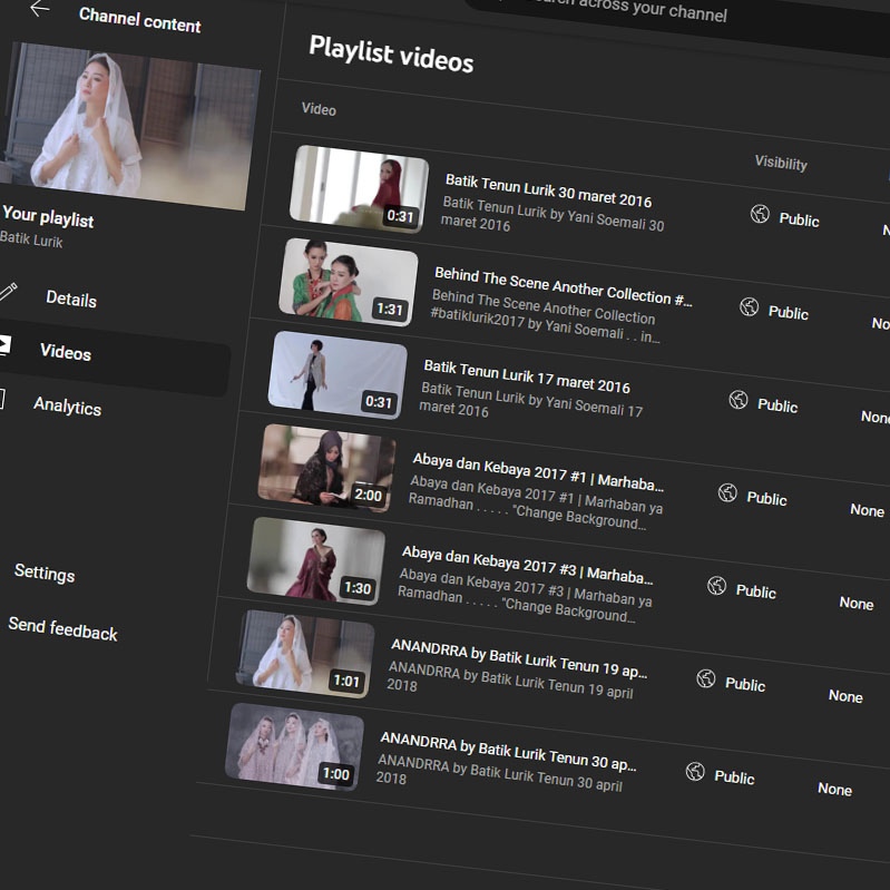 Video Fashion image gallery